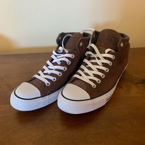 Converse Brown Suede Sneakers Size 10